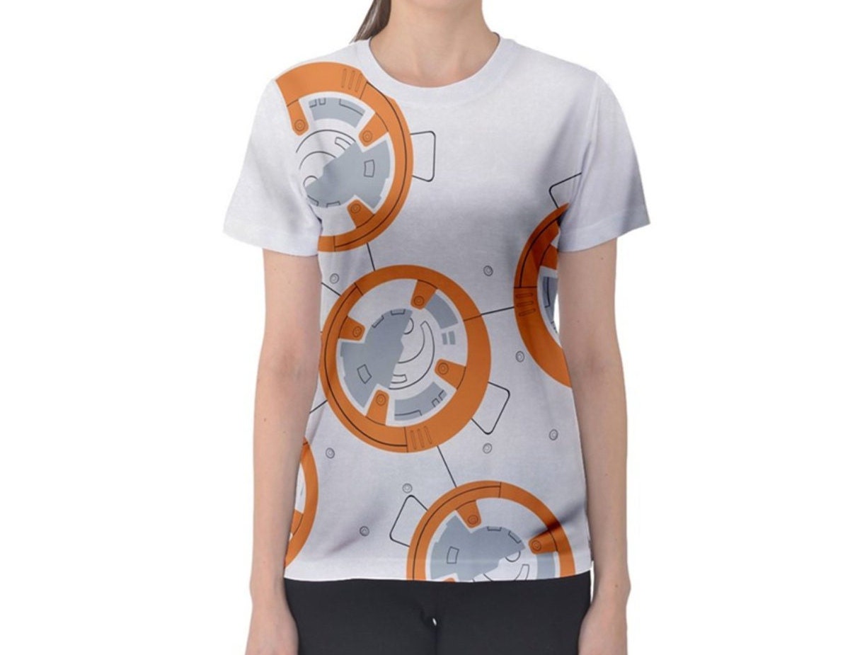 Women's BB-8 Inspired ATHLETIC Short Sleeve Shirt