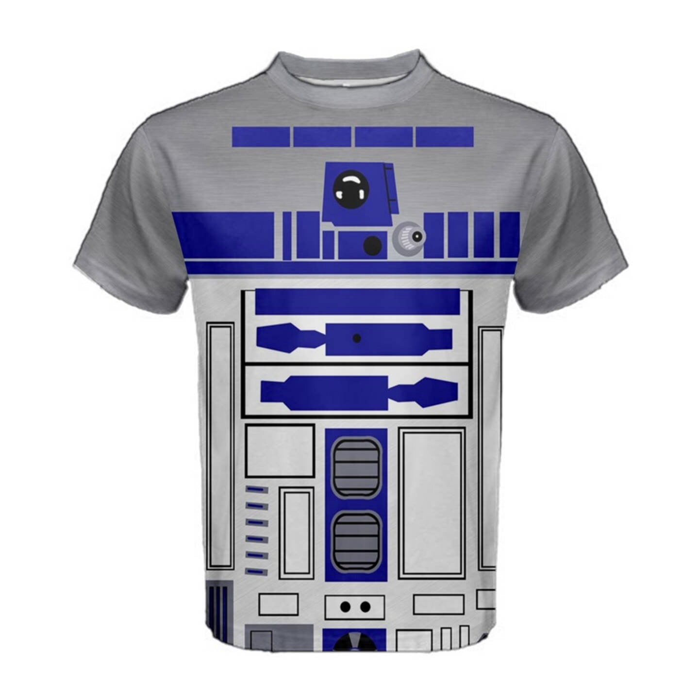 Men's R2D2 Inspired ATHLETIC Short Sleeve Shirt