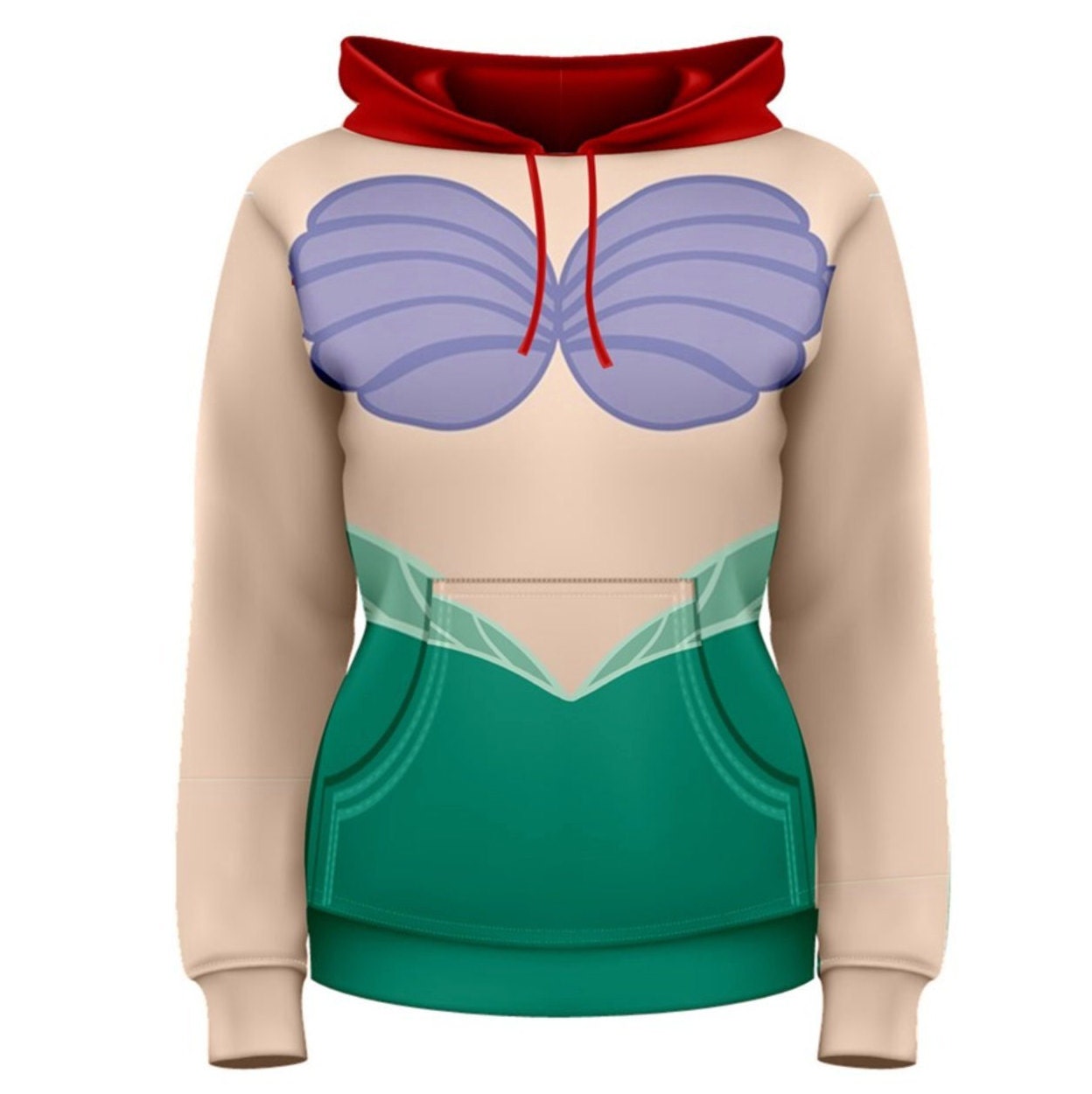 READY-to-SHIP [XS] Women's Ariel Inspired Hoodie