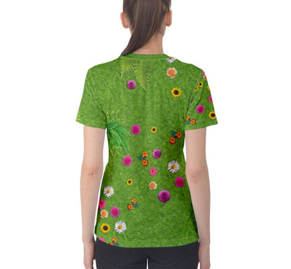 Women's Te Fiti Inspired ATHLETIC Short Sleeve Shirt