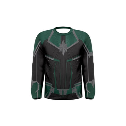 READY-TO-SHIP [M] Men's Capt. Danvers Starforce Inspired Long Sleeve Shirt