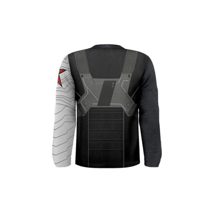 Men's Bucky Inspired Long Sleeve Shirt