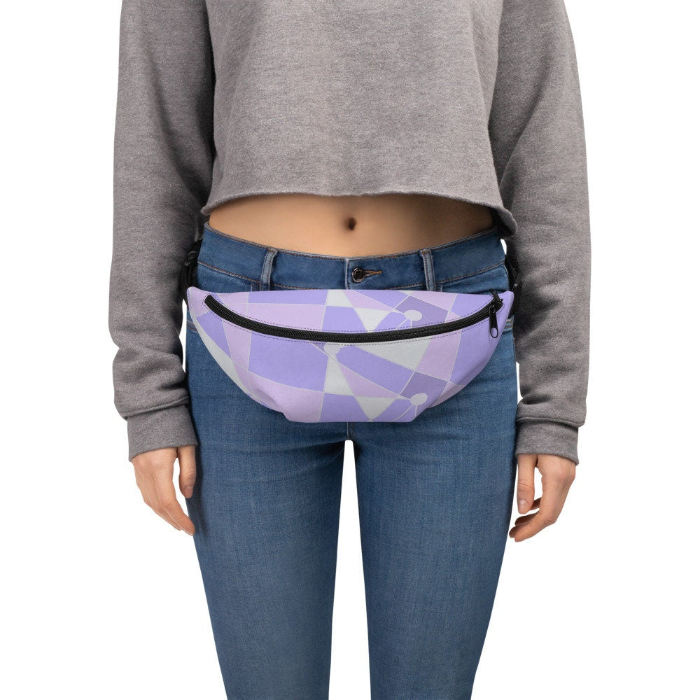 Galactic Purple Wall Inspired Fanny Pack