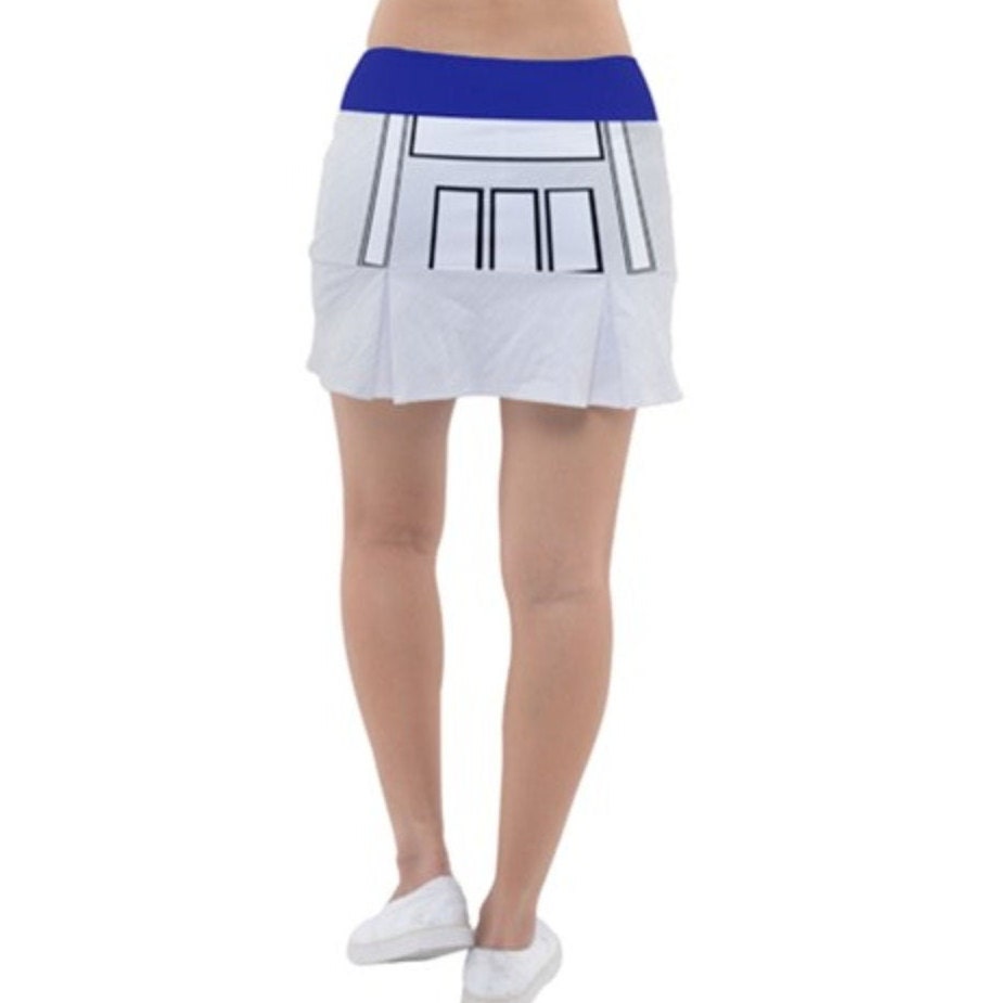 READY-to-SHIP [XS] R2D2 Inspired Sport Skirt