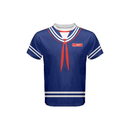 Men's Scoops Ahoy Stranger Things Inspired Short Sleeve Shirt