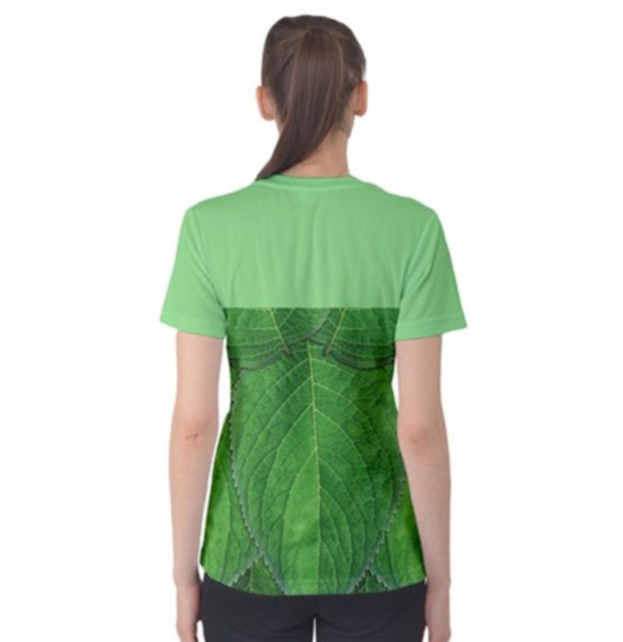 Women's Tinker Bell Peter Pan Inspired Short Sleeve Shirt