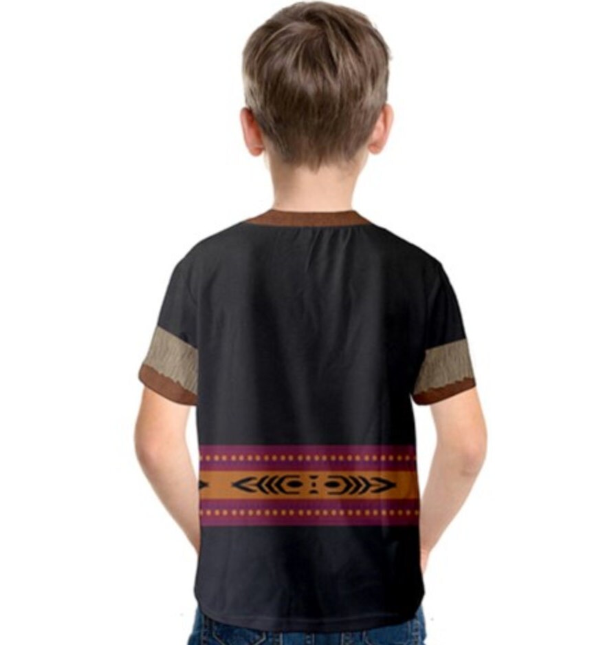 READY-to-SHIP Kristoff Inspired Kid's Shirt: Sublimation Print Costume Tee