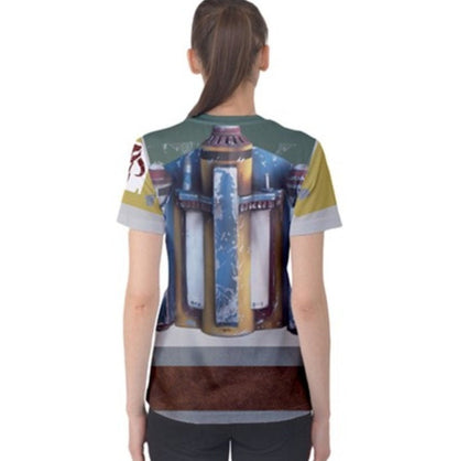 Women's Boba Fett Inspired ATHLETIC Short Sleeve Shirt