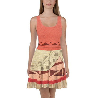 READY-to-SHIP [3XL] Women's Grandma Tala Inspired Skater Dress