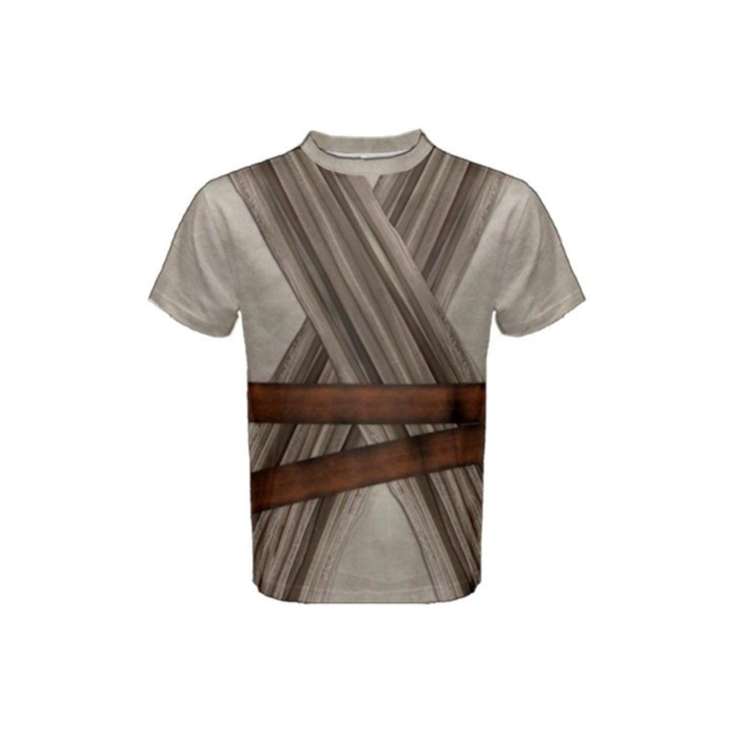 READY-to-SHIP [XS] Men's Rey Force Awakens Inspired Athletic Shirt