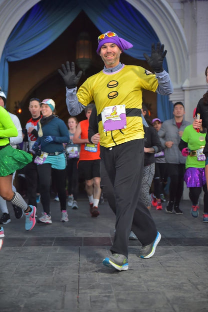 READY-to-SHIP [L Doc] Men's Snow White and the Seven Dwarfs (No Beard) Inspired Athletic Shirt