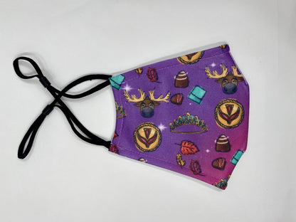 READY-to-SHIP Anna Frozen Inspired Face Mask with Filter Pocket