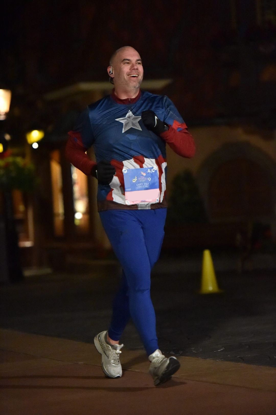 READY-to-SHIP Captain America Inspired Athletic Shirt: Sublimation Print, Men's XS
