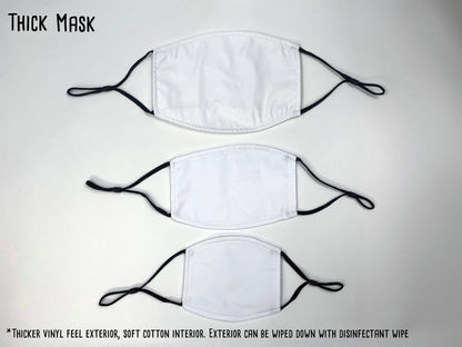 READY-to-SHIP Spaceship Earth Face Mask: Epcot Inspired, Washable with Filter Pocket