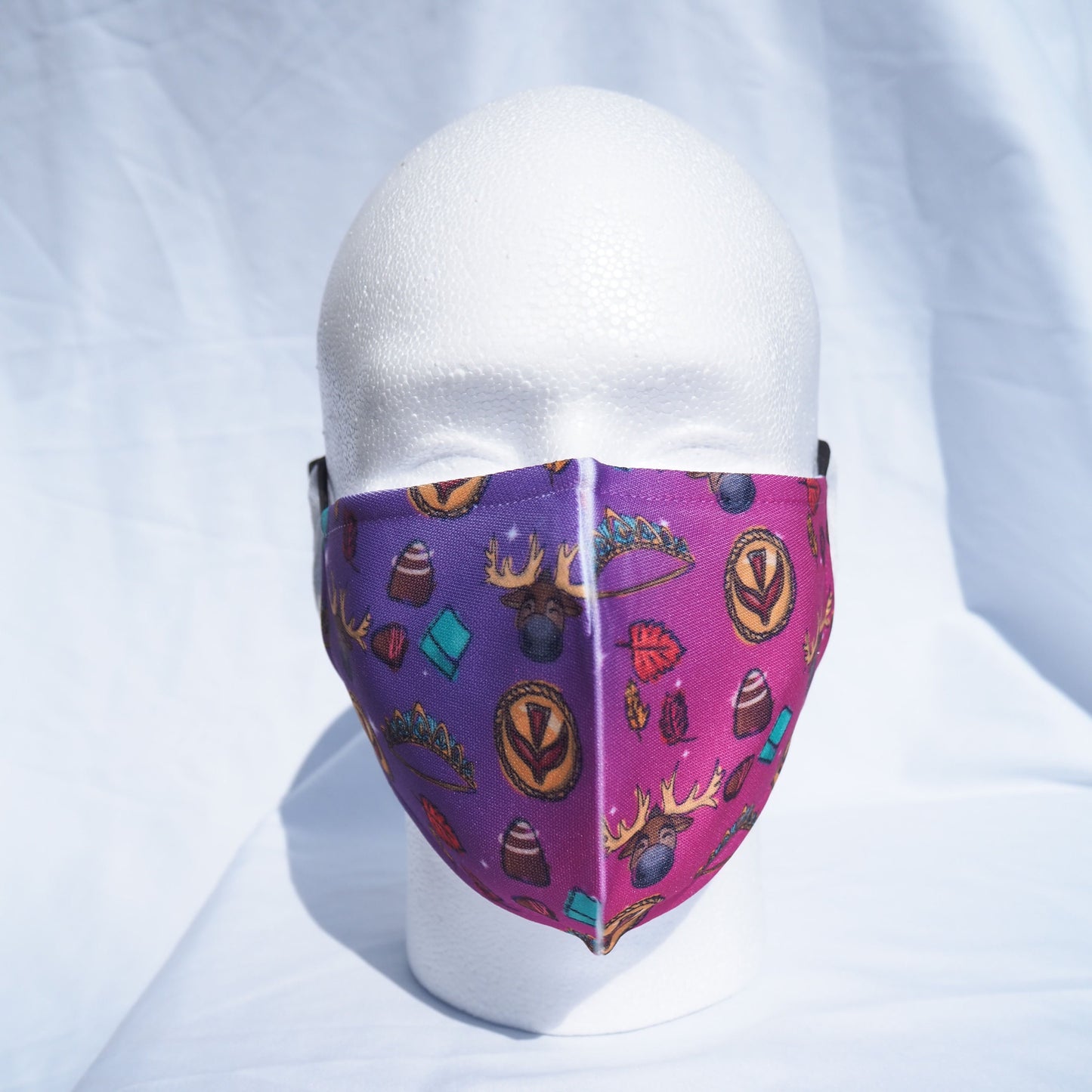READY-to-SHIP Anna Frozen Inspired Face Mask with Filter Pocket