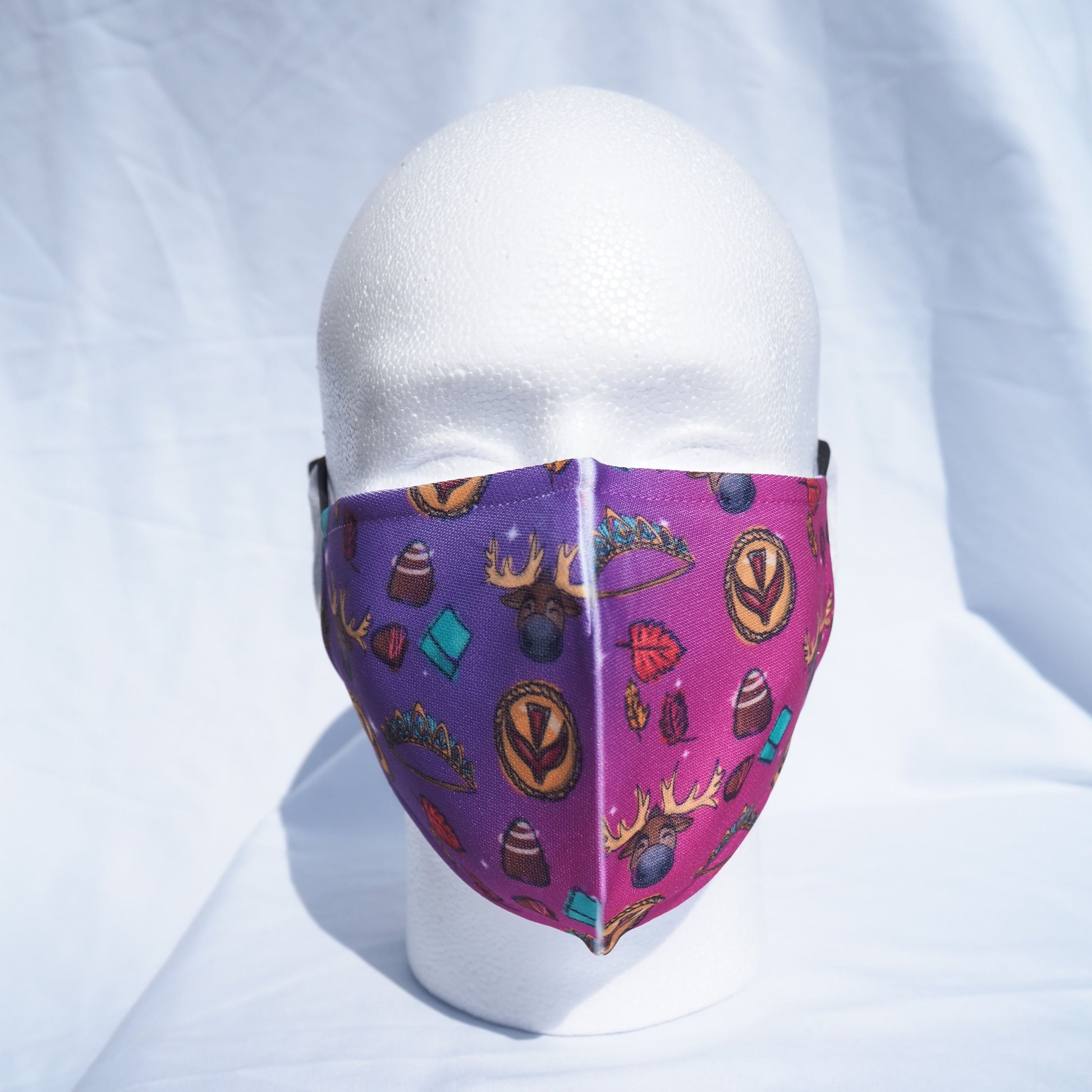 READY-to-SHIP Anna Frozen Inspired Face Mask with Filter Pocket
