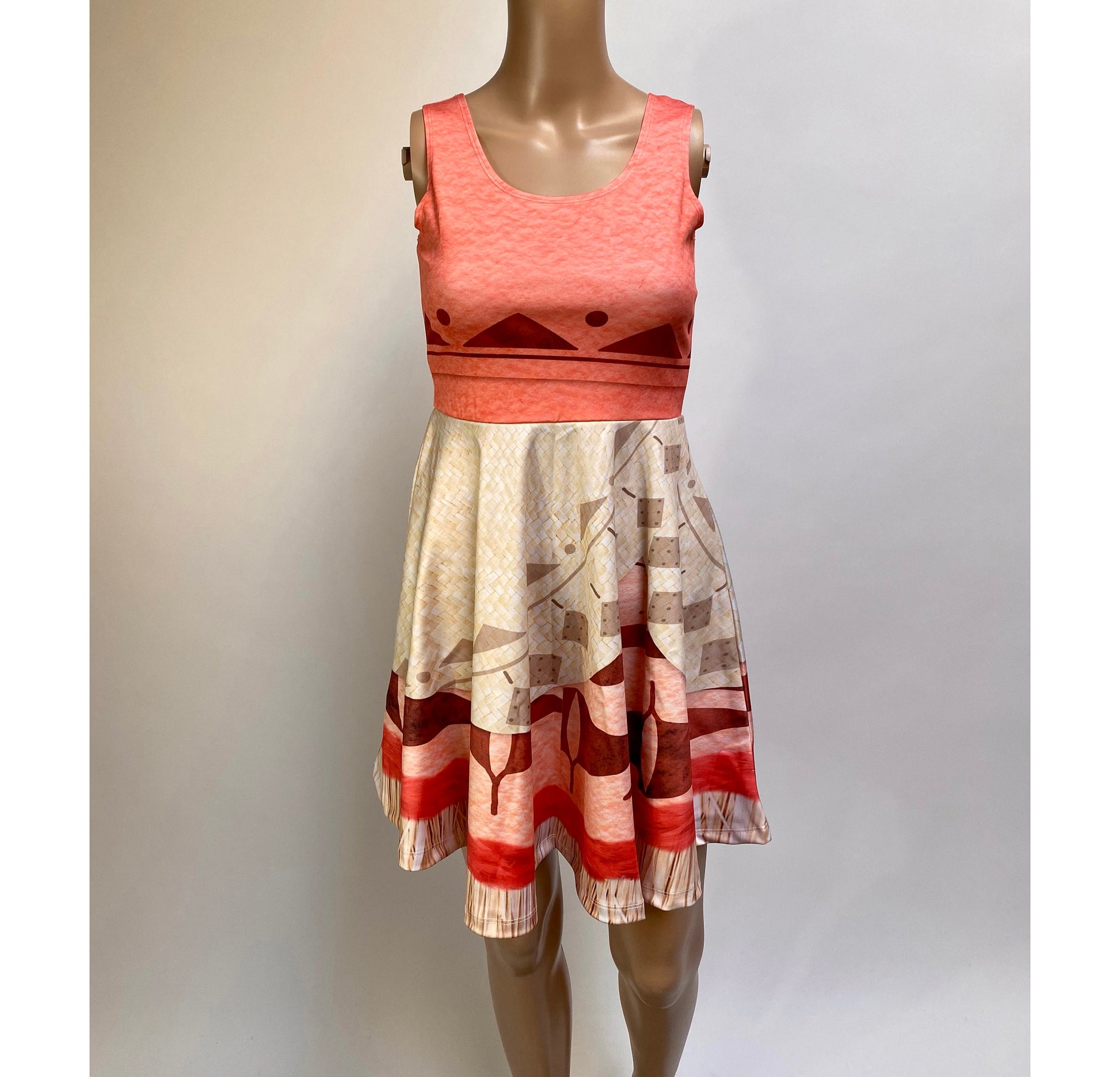 READY-to-SHIP [3XL] Women's Grandma Tala Inspired Skater Dress