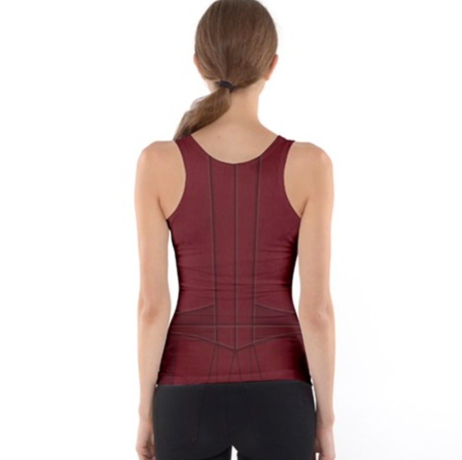 Women's Wanda Scarlet Witch Inspired Tank Top