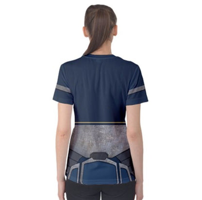 Women's Mandalore Ahsoka Tano Inspired ATHLETIC Short Sleeve Shirt