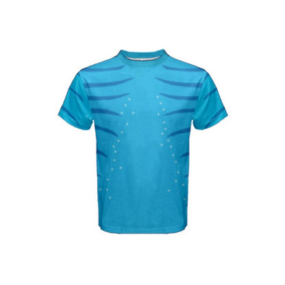 Men's Avatar Inspired Short Sleeve Shirt