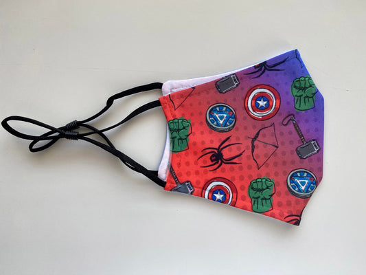 READY-to-SHIP Inspired Face Mask with Filter Pocket: Washable Polyester