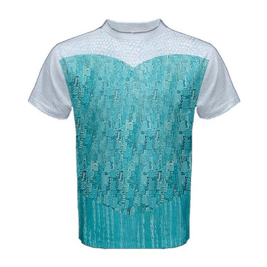 Men's Elsa Inspired ATHLETIC Short Sleeve Shirt