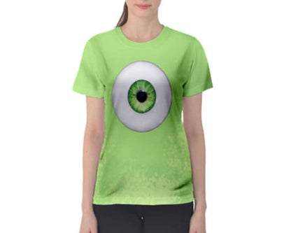 Women's Mike Wazowski Inspired ATHLETIC Short Sleeve Shirt