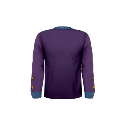 Men's Darkwing Duck Inspired Long Sleeve Shirt