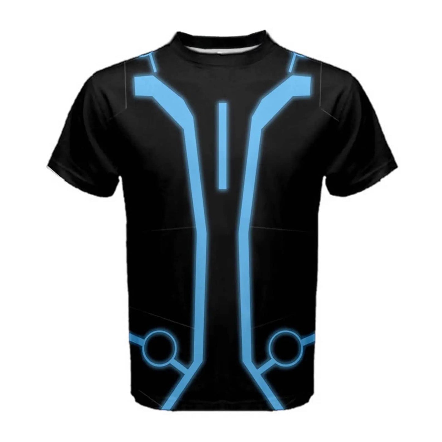 Men's Tron Inspired ATHLETIC Short Sleeve Shirt