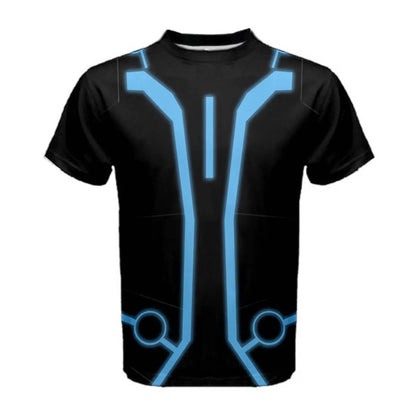 Men's Tron Inspired ATHLETIC Short Sleeve Shirt