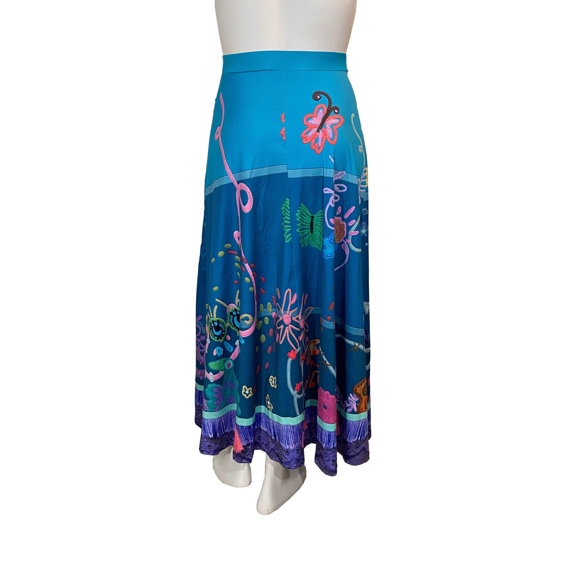 READY-to-SHIP [L] Mirabel Inspired Flared Maxi Skirt