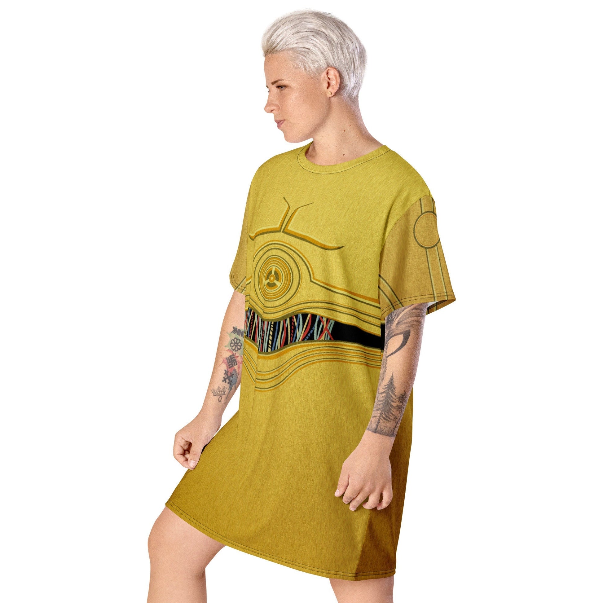 C3PO Inspired T-shirt dress