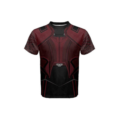 READY-to-SHIP [XL] Men's Scarlet Witch Inspired Athletic Shirt