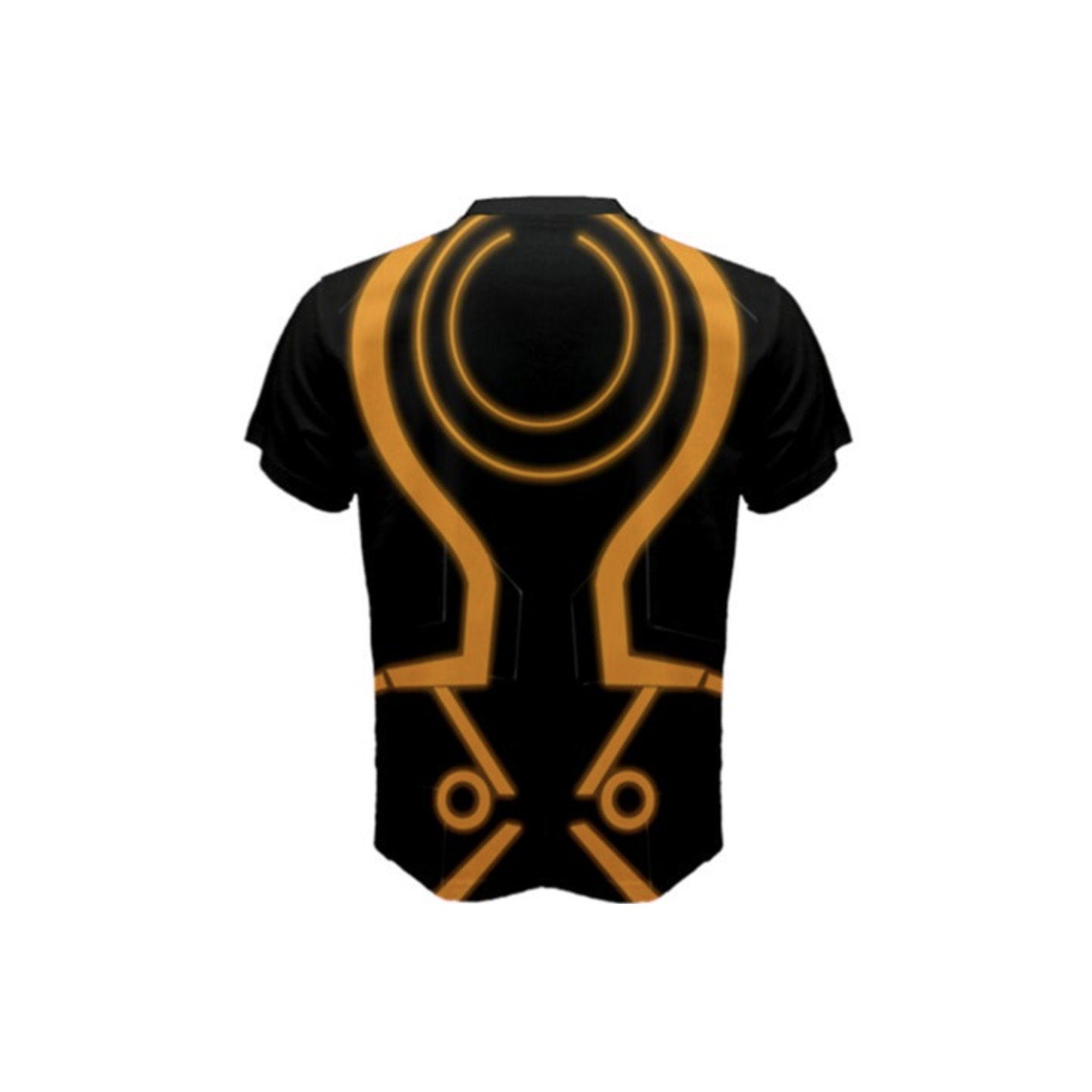 READY-to-SHIP [L] Men's Orange Tron Legacy Inspired Shirt