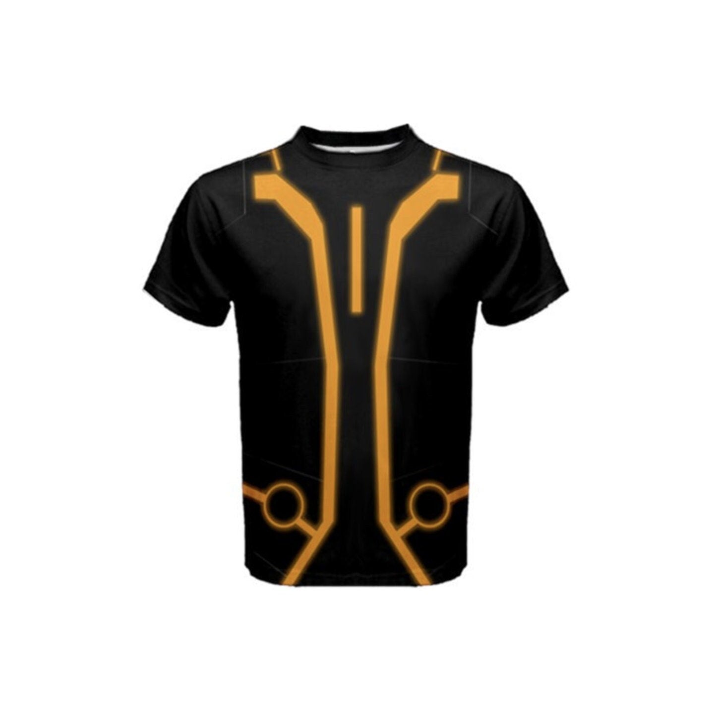 READY-to-SHIP [L] Men's Orange Tron Legacy Inspired Shirt