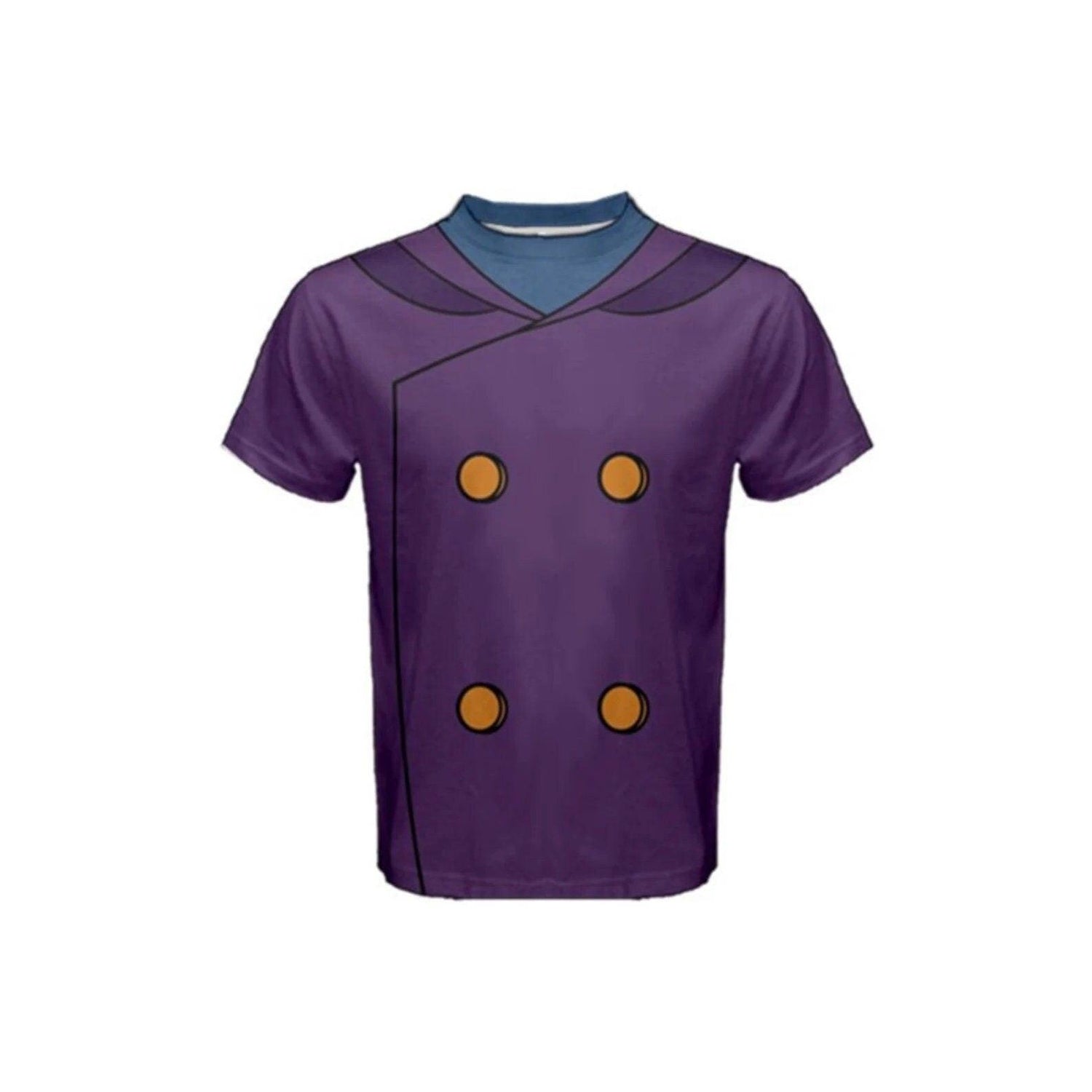 Men's Darkwing Duck Inspired ATHLETIC Short Sleeve Shirt