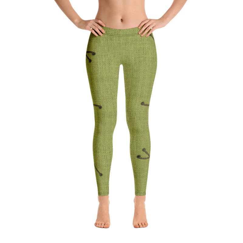 READY-to-SHIP Oogie Boogie Inspired Leggings: Disneybound Halloween Style (XL)