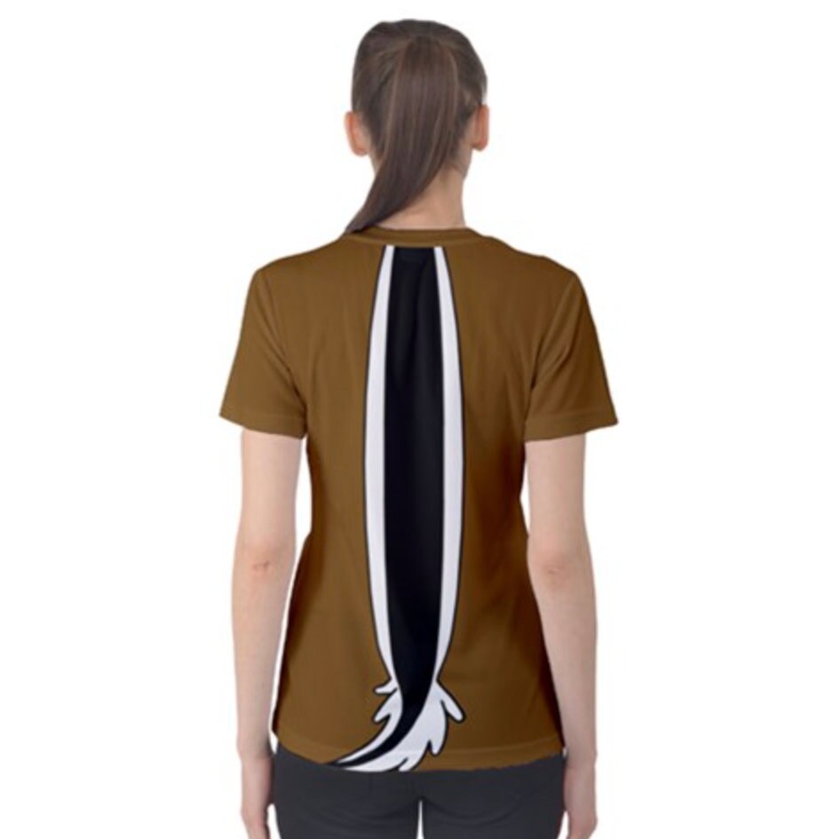 Women's Chip Chip and Dale Inspired ATHLETIC Short Sleeve Shirt