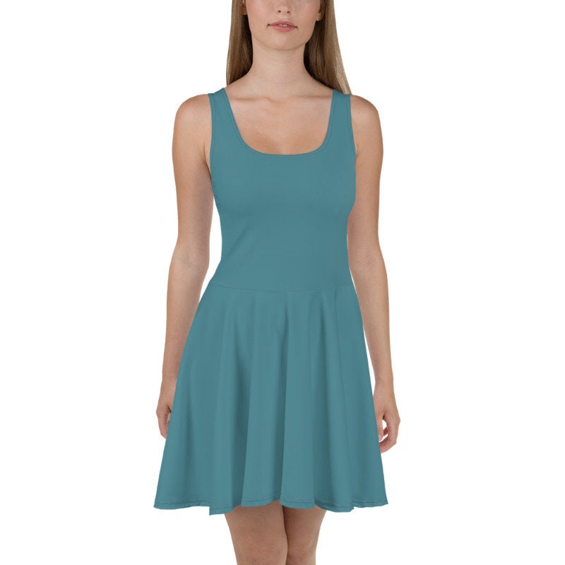 READY-to-SHIP Panic Inspired Skater Dress: Women's 2XL Polyester Spandex