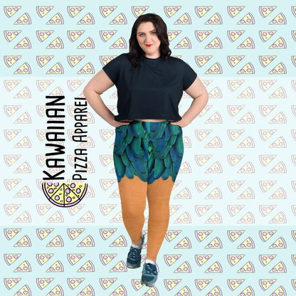 Women's Heihei Inspired All-Over Print Plus Size Leggings