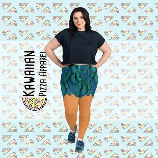 Women's Heihei Inspired All-Over Print Plus Size Leggings