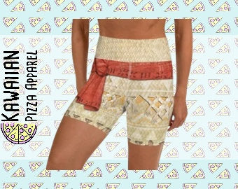Women's Moana Inspired Yoga Shorts