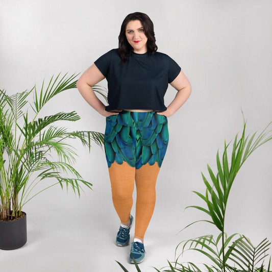 Women's Heihei Inspired All-Over Print Plus Size Leggings