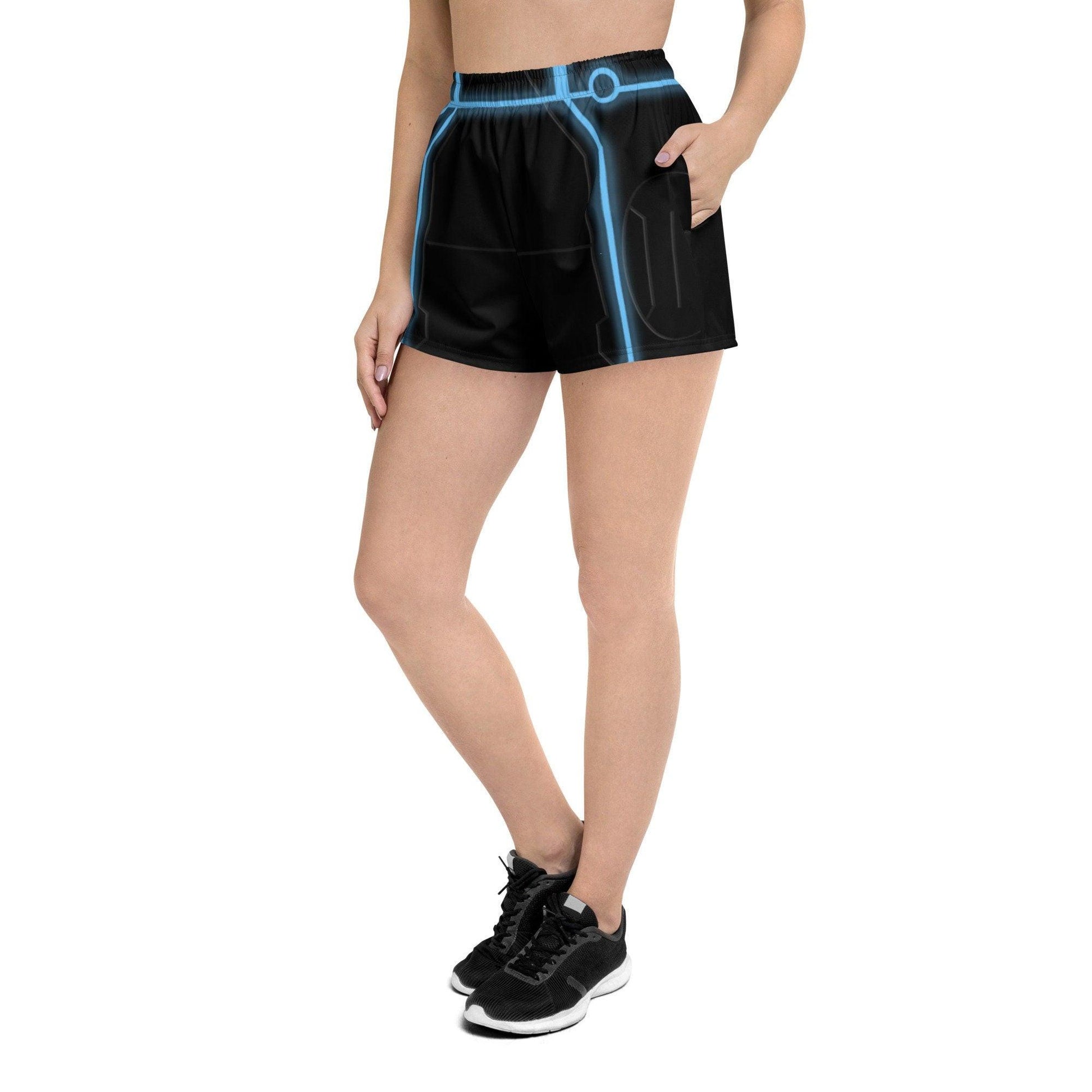 RUSH ORDER: Women’s Tron Inspired Recycled Athletic Shorts