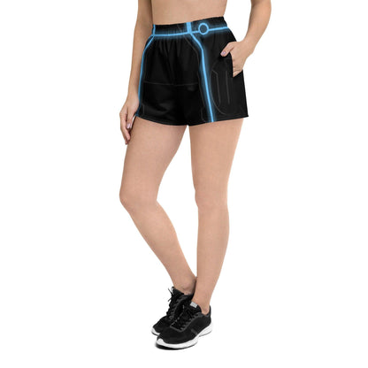 RUSH ORDER: Women’s Tron Inspired Recycled Athletic Shorts