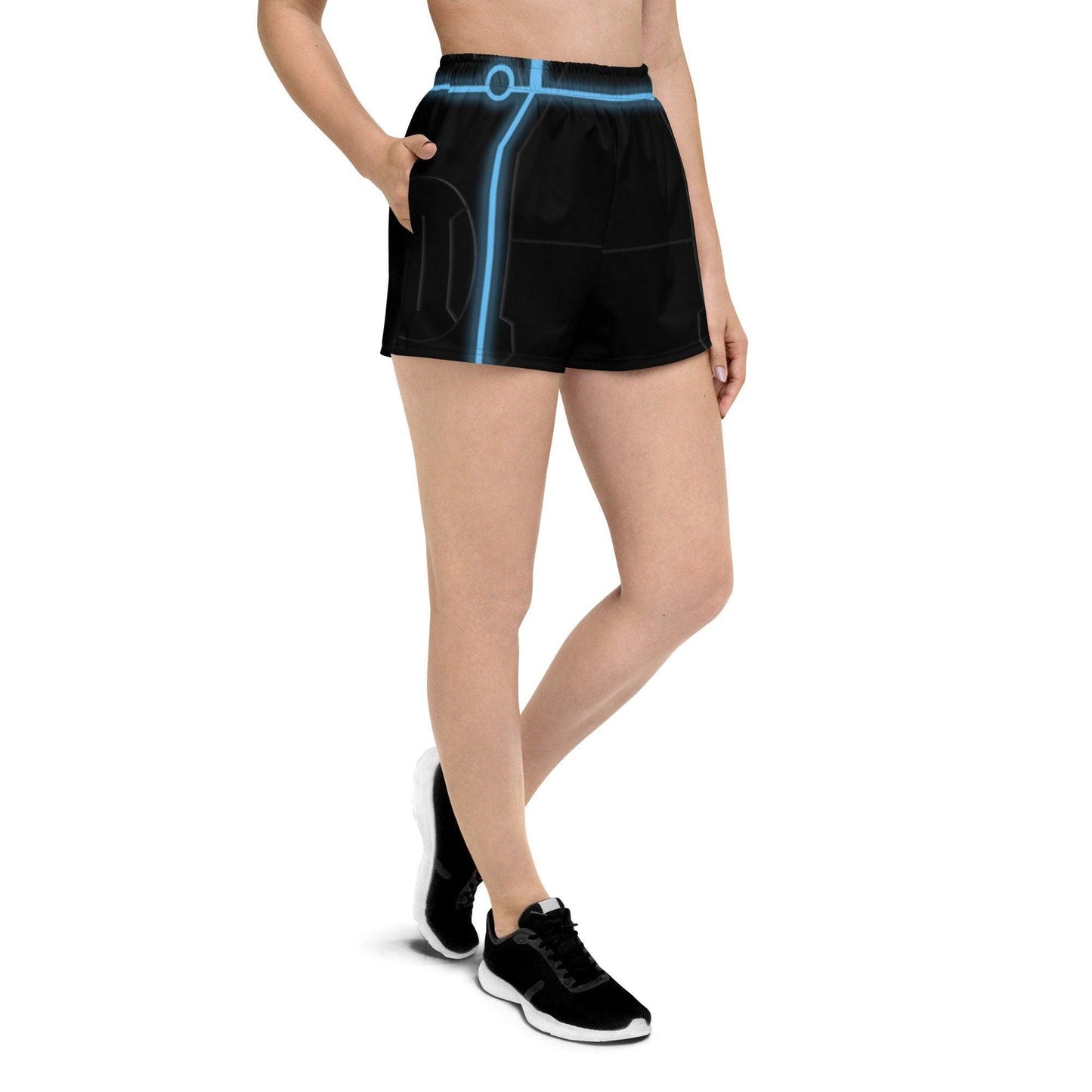 RUSH ORDER: Women’s Tron Inspired Recycled Athletic Shorts