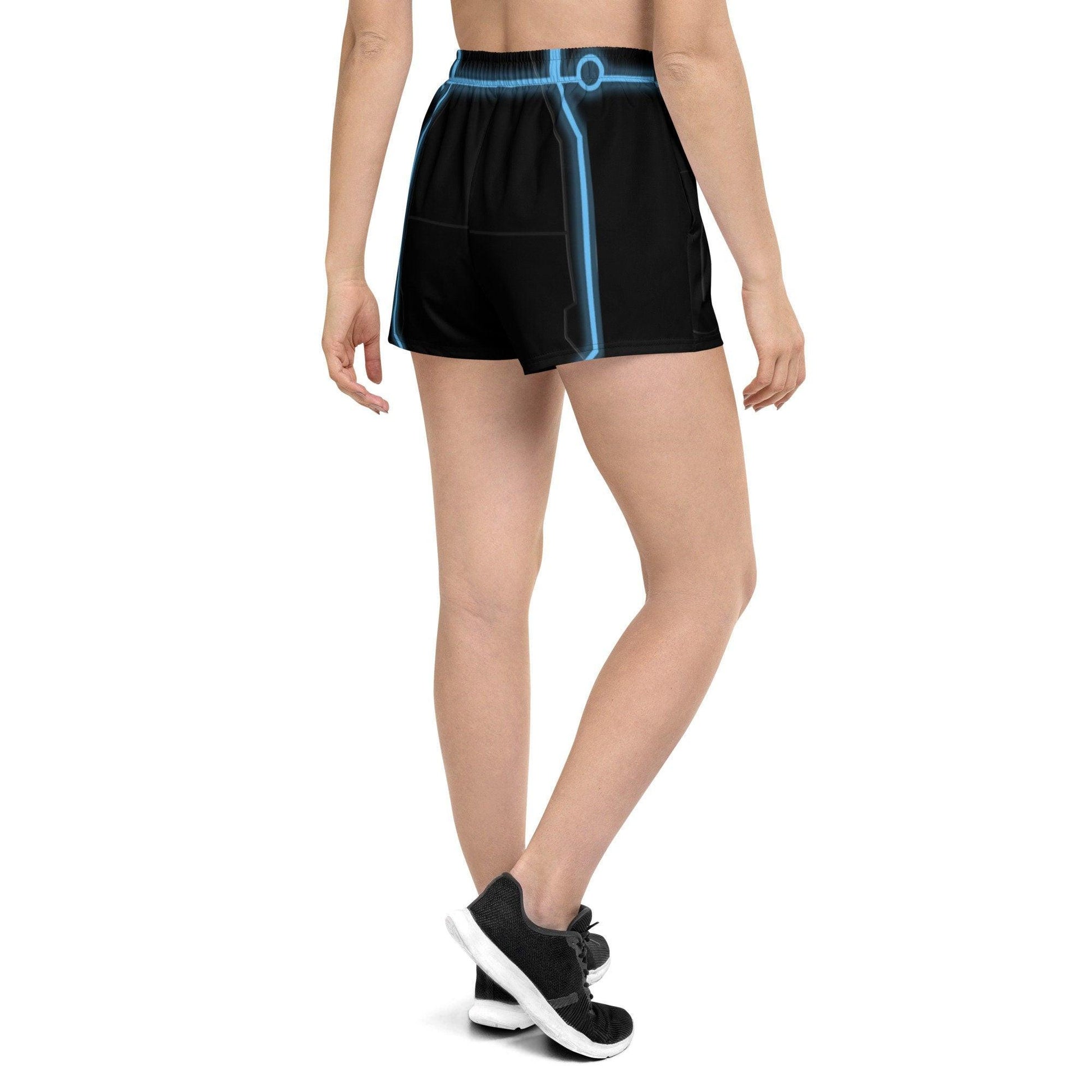 RUSH ORDER: Women’s Tron Inspired Recycled Athletic Shorts