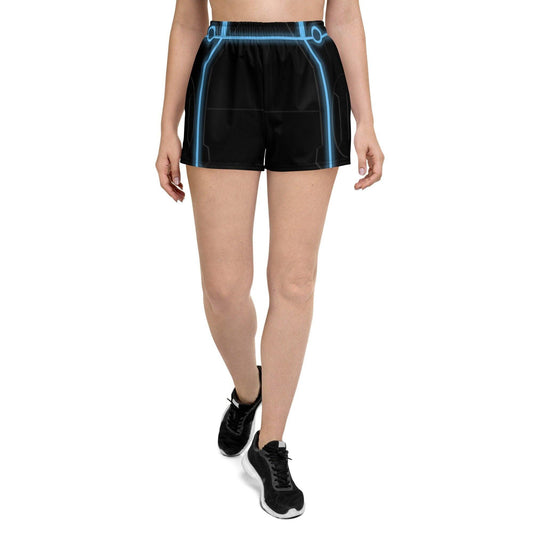 Unisex Tron Inspired Recycled Athletic Shorts