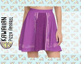 RUSH ORDER: Rapunzel Inspired Skater Skirt