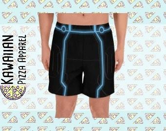 Men's Tron Inspired Recycled Athletic Shorts